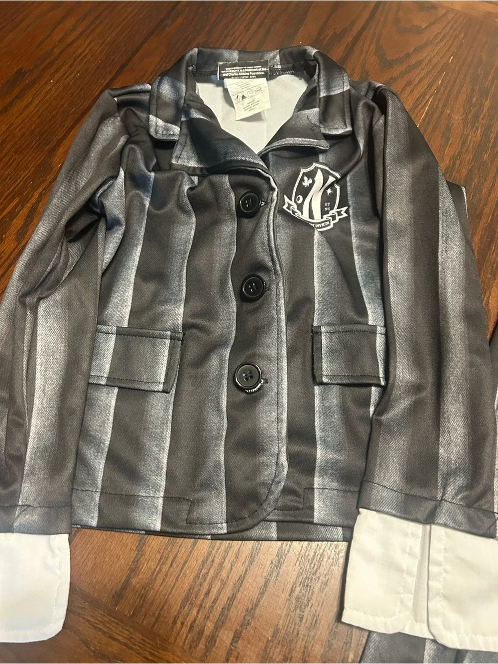 Wednesday Addams Nevermore Academy Kids Costume Size Medium
